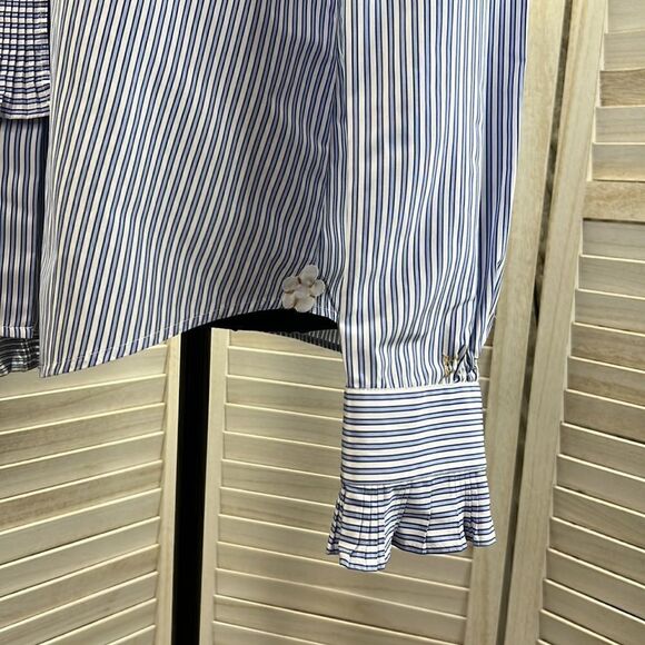 Le Sarte Pettegole Stripe Shirt Blouse 44 / 8 - Picture 10 of 13